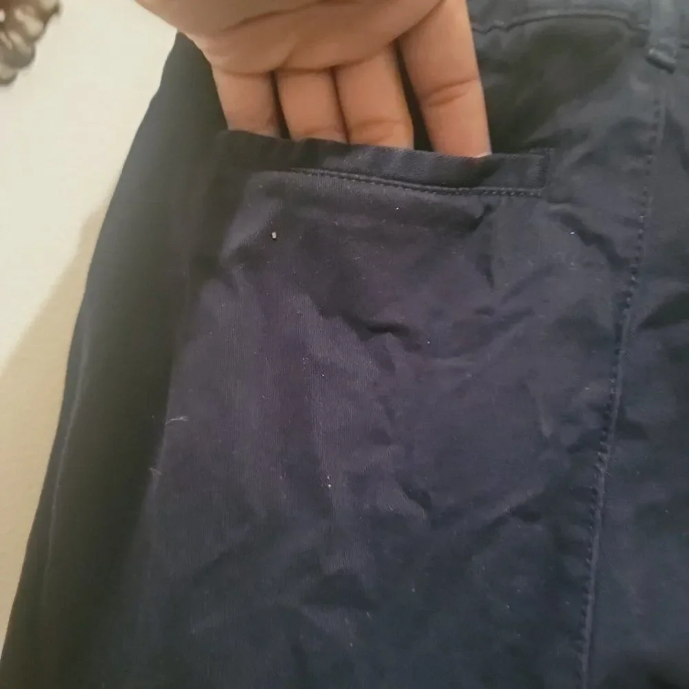 The Children's Place Boys Blue Flat Front Pockets Uniform Chino Pants Size 10